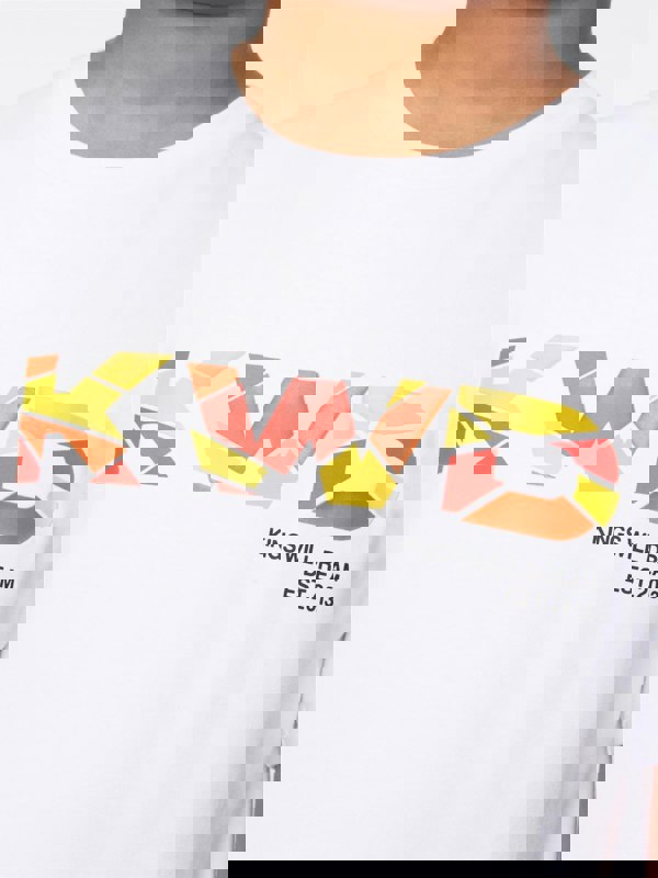 Kings Will Dream Fracture T-Shirt - Optic White / Orange