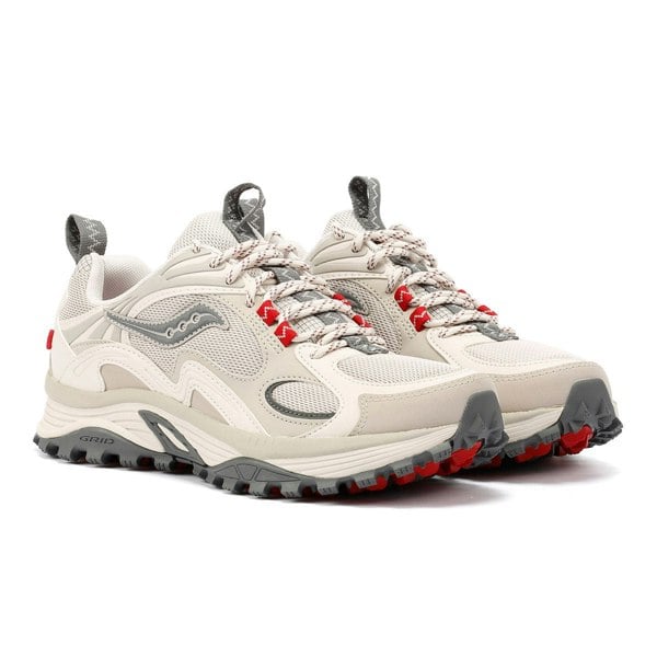 Saucony - S70896-2 Unisex Grid Aura X - Dove/Red