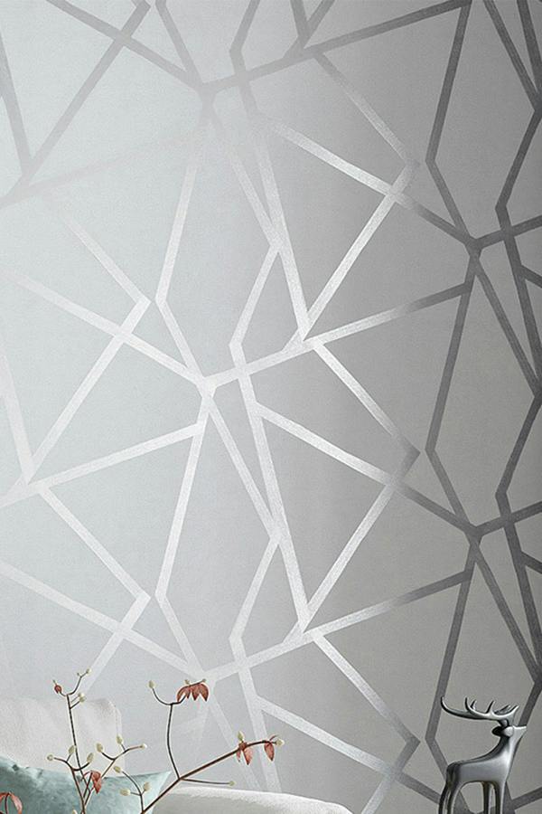 Living and Home 10M x 53Cm Penson Glitter Wallpaper Roll