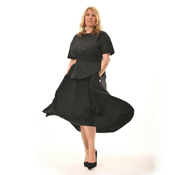 Frock Tales Sovereign Skirt With Pockets - Black