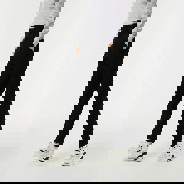 Lacoste Mens Cotton Stretch Tapered Chinos - Black - 