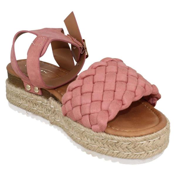 Spot On Ladies Spot On Wedge Flatform Sandals F12021