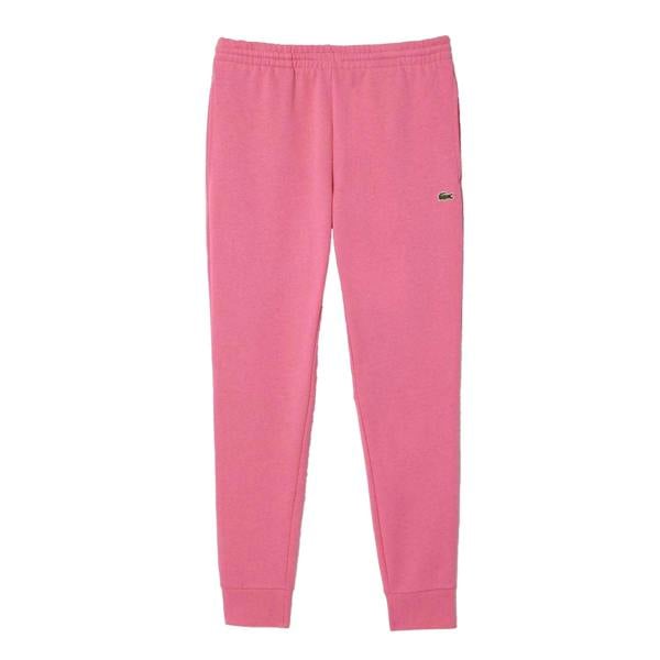Lacoste Mens Organic Cotton Slim Jogging Bottoms - Pink