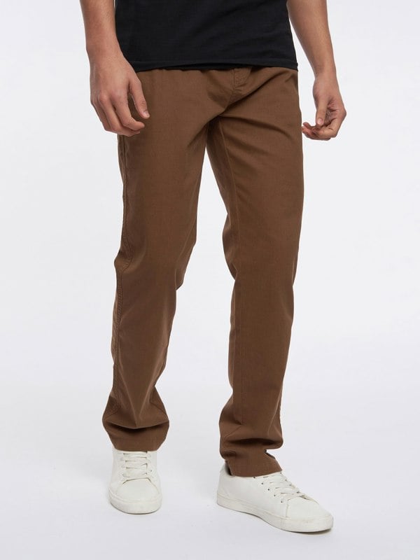 Crosshatch Roysden Chinos Cinnamon