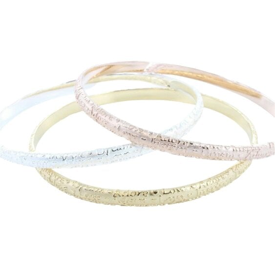 Reeves & Reeves Sterling Silver Scriptura Bangle