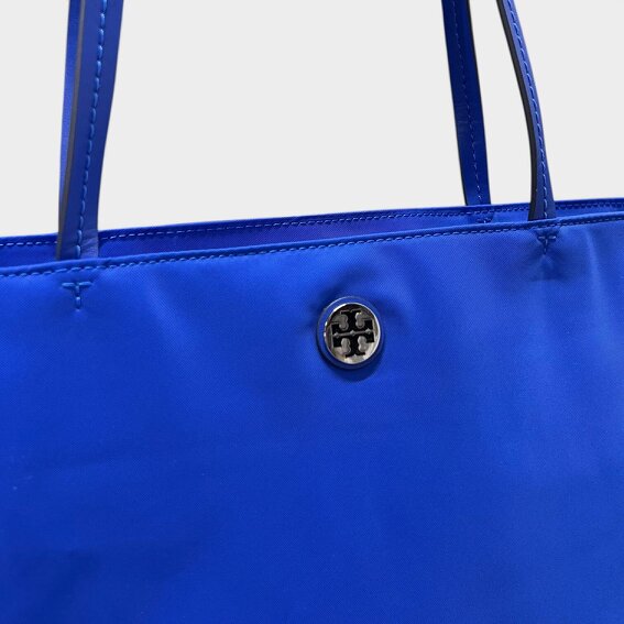 Tory Burch Nylon Tote Bag Eccentric Blue