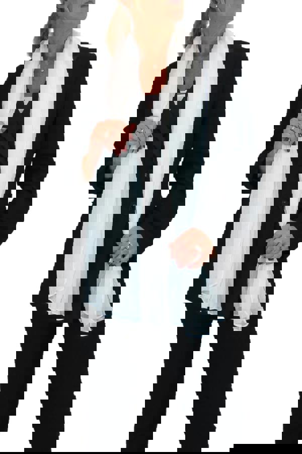 Paulo Due Silk Blend Scarf with Metallic Threads