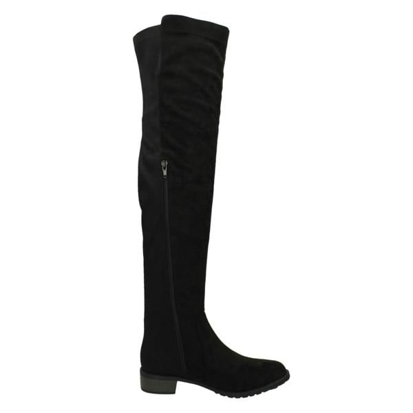 Spot On Ladies Spot On Over The Knee Boots
