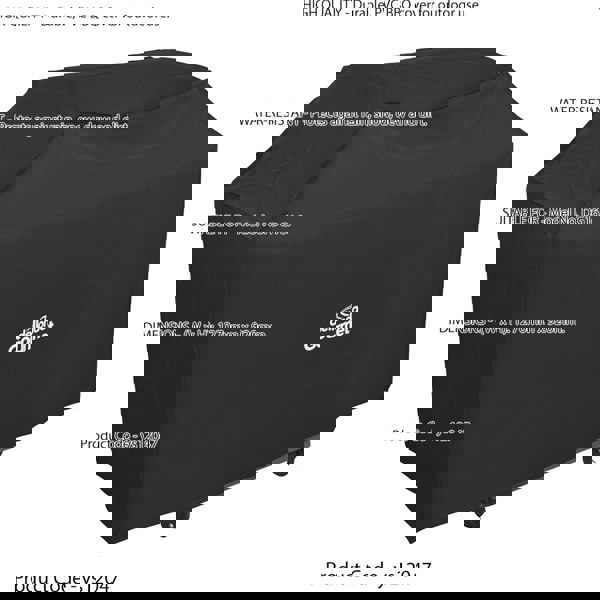 Outdoor Rated BBQ Cover for ys12026 - Black PVC - 1270mm x 920mm Water & Rain - LoopsDirect