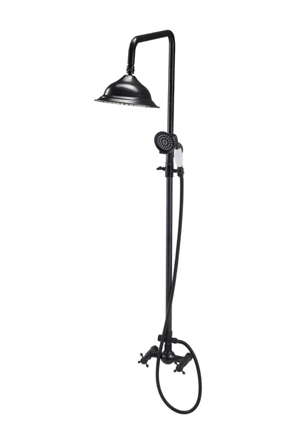 Living and Home Dual-control Retro Bathroom Shower Head Set