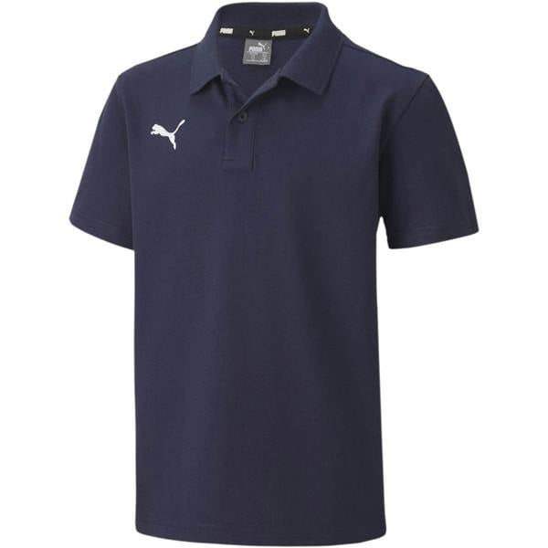 Puma Childrens/Kids TeamGoal 23 Contrast Logo Regular Polo Shirt - Peacoat - 