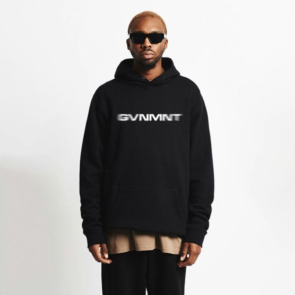 GVNMNT Clothing Co Blurred Lines Hoodie - Black