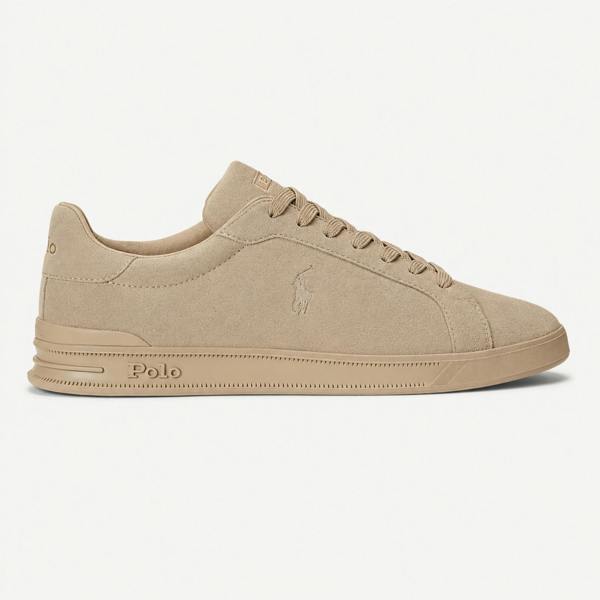 Polo Ralph Lauren HRT CT II Casual Trainers   in  Light Brown