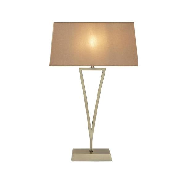 Pagazzi Lighting Lizzie Antique Brass & Champagne Touch Table Lamp