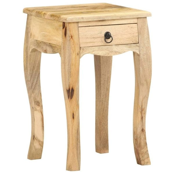 Berkfield Bed Cabinet 28x28x46 cm Solid Mango Wood
