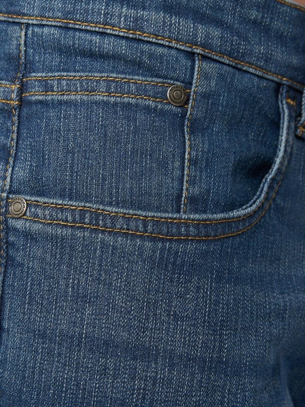 Crosshatch Bandol Straight Leg Jeans Stone Wash