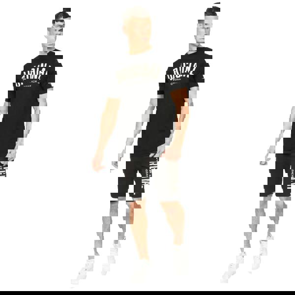 Crosshatch Mens Kensby Shorts - Black - 