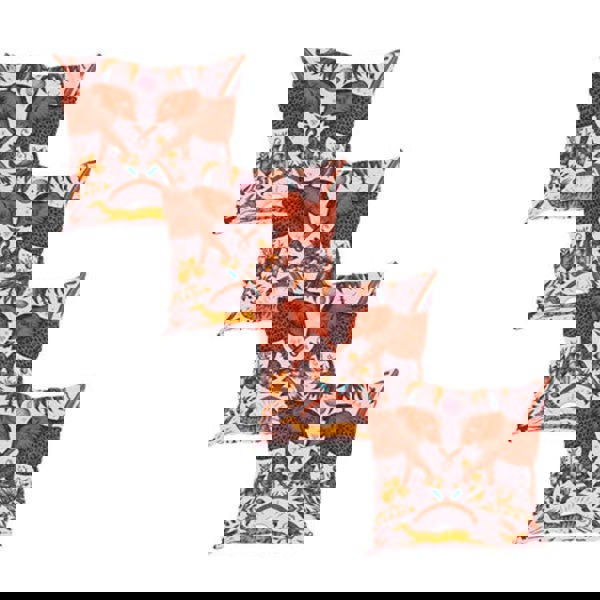 ISTOOLS Zambezi Multicolour Storage Ottoman Coffee Table Bench – Patterned Footstool & Seating