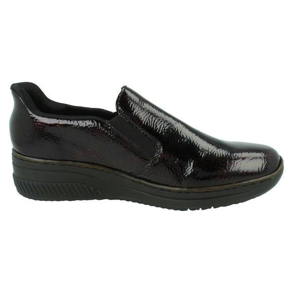 Rieker Ladies Rieker Wedge Sole Casual Shoes 48761
