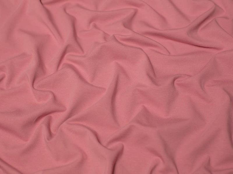 Minerva Core Range Minerva Heavy Cotton Jersey Stretch Knit Fabric - Plain Design Dressmaking Fabric, 160 cm / 63" Wide - per metre