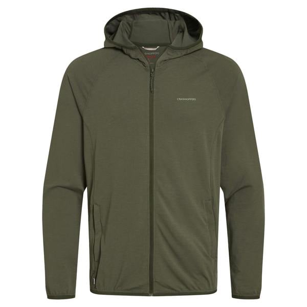 Craghoppers Mens Nadim Nosilife Hooded Jacket - Dark Sage - 