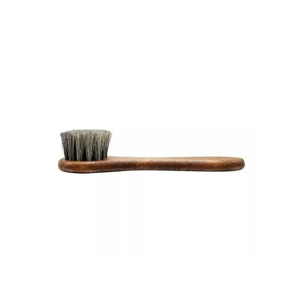 BIRCH Horsehair Dauber Brush - For Applying Shoe Polish and Cream 15cm