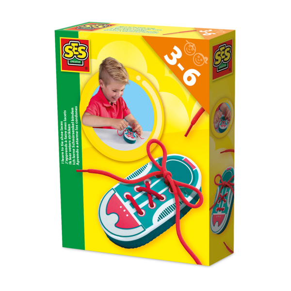 SES Creative I learn to tie shoe laces