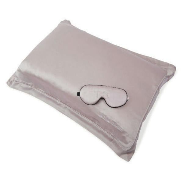 White Lotus Beauty 100% Mulberry Silk Pillowcase and Eye Mask Set Cruelty Free