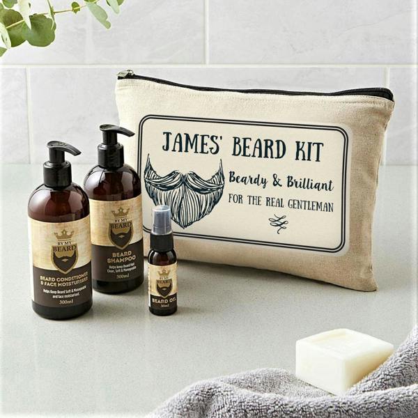 Abode Home & Gifts Personalised Beardy And Brilliant Beard Kit