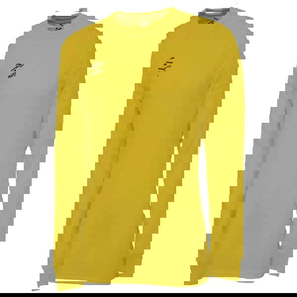 Umbro Mens Club Long-Sleeved Jersey - Yellow