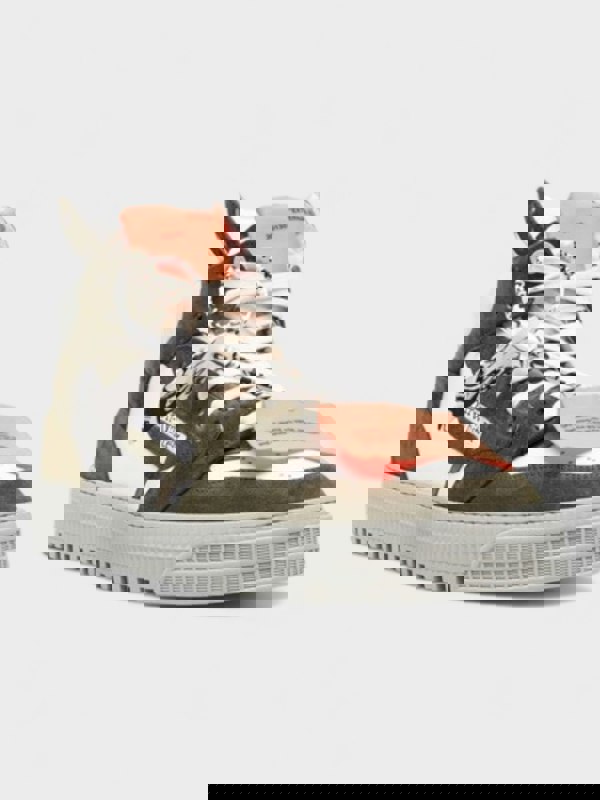 Off-White Off Court 3.0 High-Top Sneakers Khaki Green - Supplied Fashion Off White