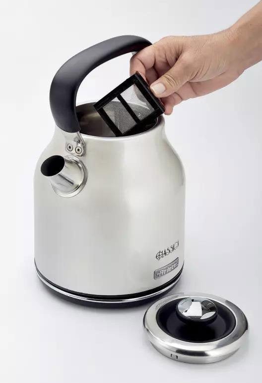 Ariete 2864 Classic Kettle Jug 1.7L Limescale Filter 2000W Pearl