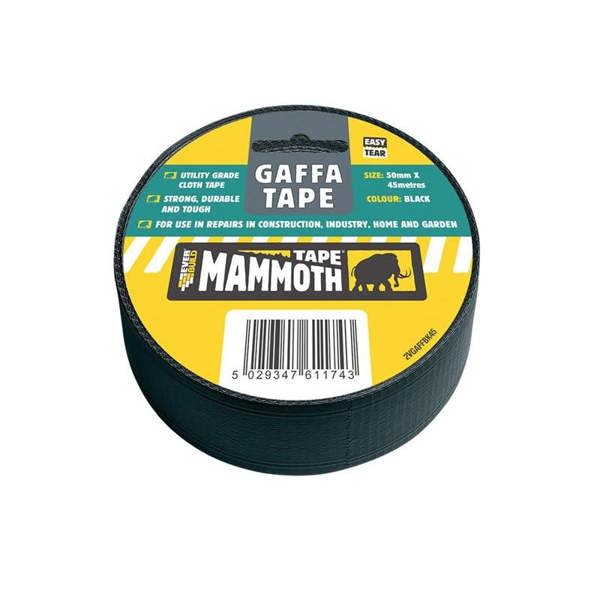 Everbuild Sika Gaffa Tape - Black - 