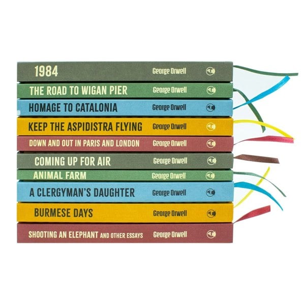 The Greatest Works Of George Orwell 10 Books Hardback Collection