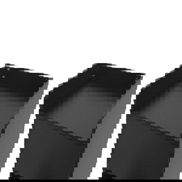 Monstershop Black Wooden Litter Bin & Tray Stand