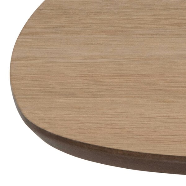 Wyld Haus Johannesburg Square Natural Oak Coffee Table Round Edges