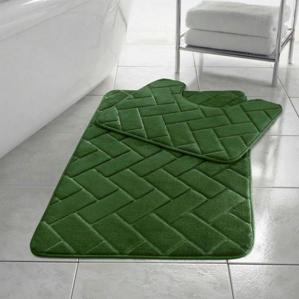 Memory Foam Blocks Bath Mats
