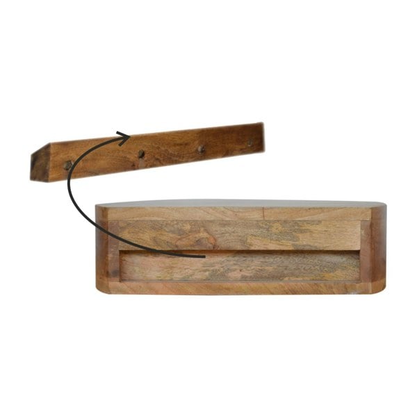 Artisan Furniture Wall Mounted Rounded Bedside