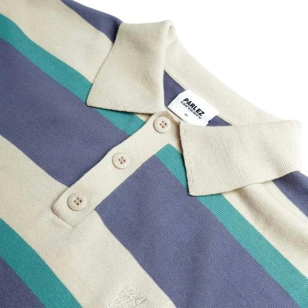 Parlez Pipe Purple Haze Purple Long Sleeve Polo Shirt