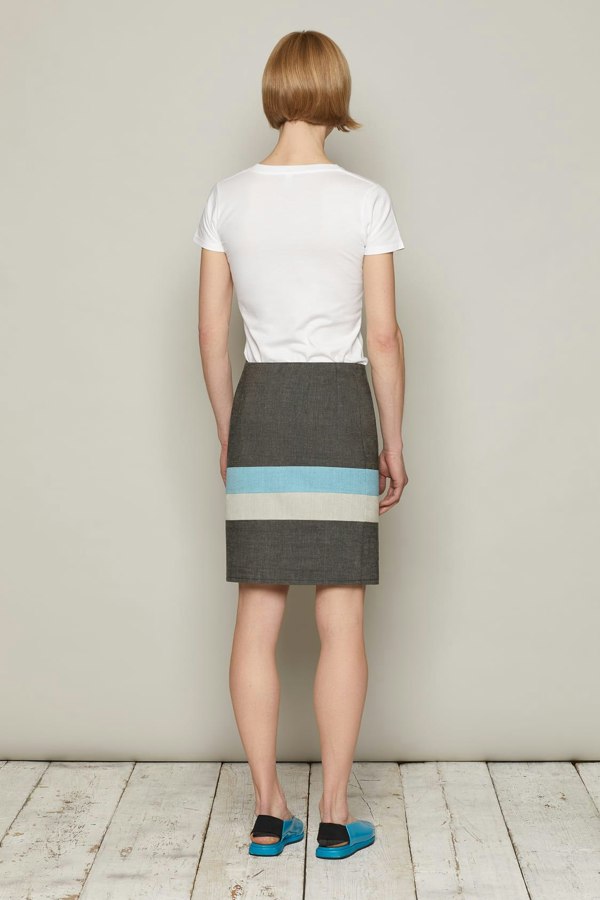 Bo Carter Togo Skirt - Grey