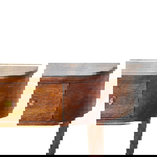 Artisan Furniture Solid Wood Backless Mounted Chestnut Console