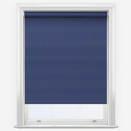 NewEdgeBlinds 100cm Navy Trimmable Thermal Blackout Roller Blinds