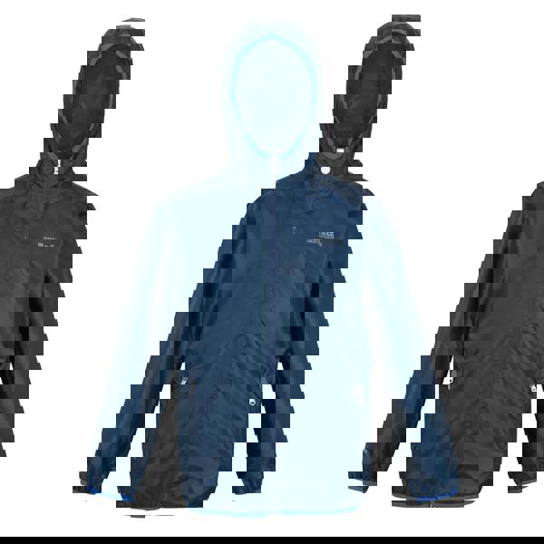 Regatta Great Outdoors Kids Lever II Packaway Rain Jacket - Moonlight Denim