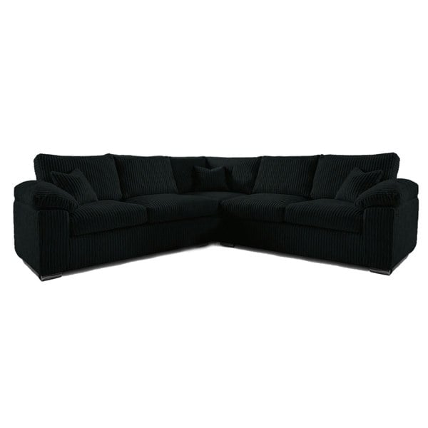 Furnishings For Less Delta Full Jumbo Cord 5 Seater Corner Sofa