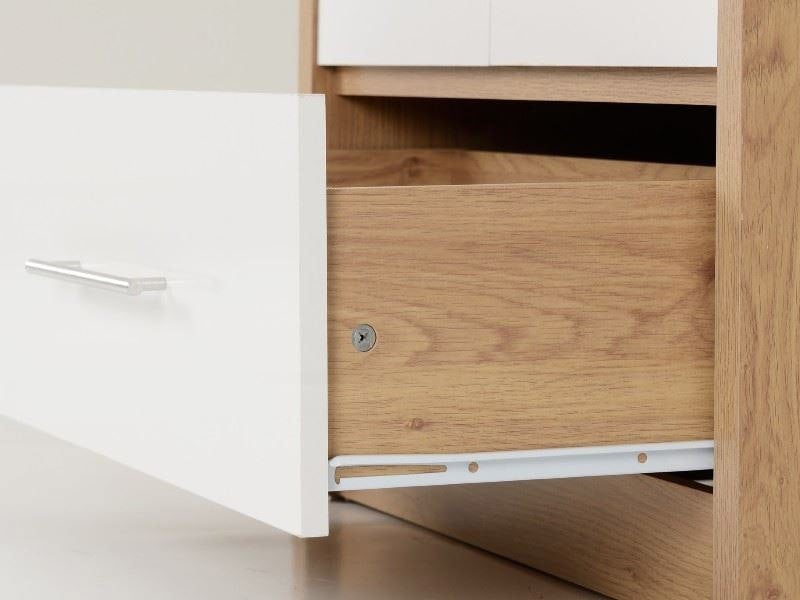 Seconique Seville 2 Door 1 Drawer Double Wardrobe