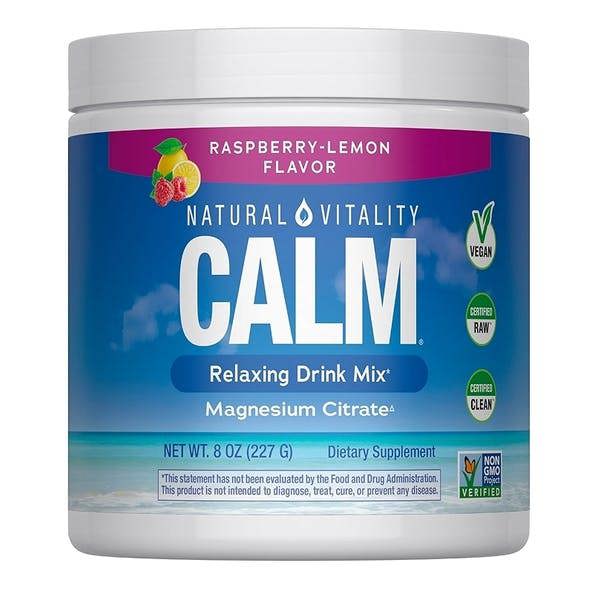 Natural Vitality Natural Calm, Raspberry Lemon - 227g