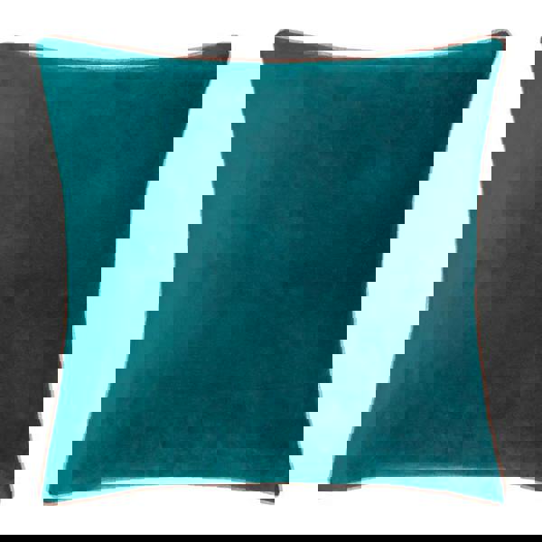 Furn Meridian Velvet Cushion Cover - Teal/Blush - 