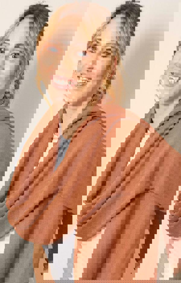 Alie Street London Aurielle Silk Wool Scarf - Mocha Mousse