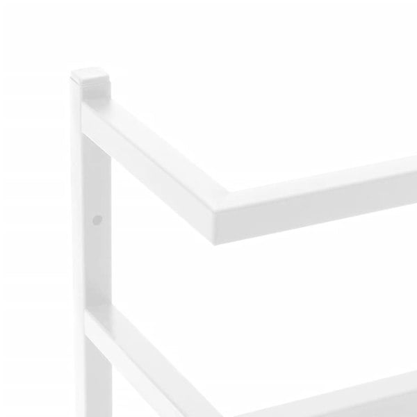 Berkfield Towel Rack White 24x12x48 cm Steel