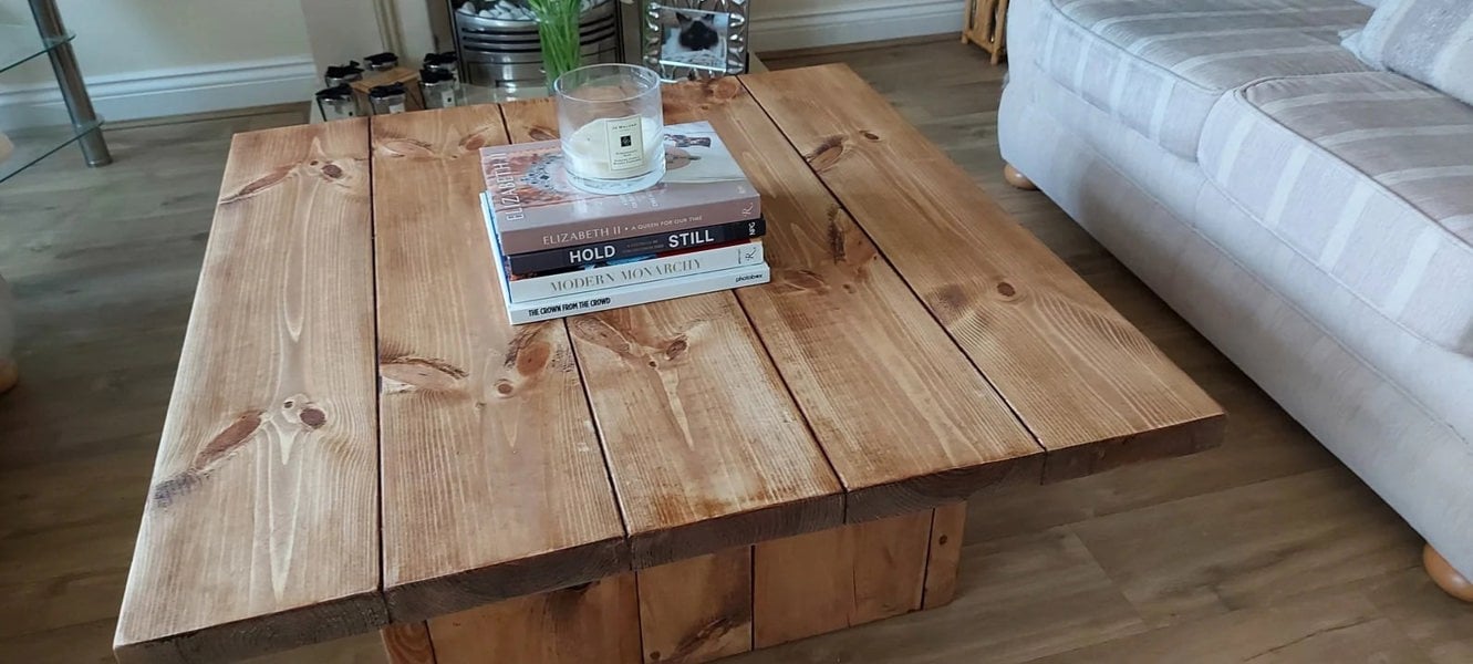 The Bespoke Carpentry Co Square Coffee Table